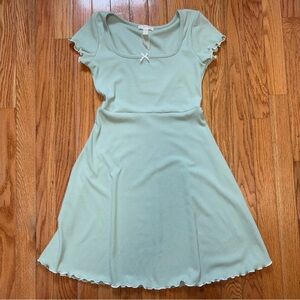 See You Monday Sage Green dress
